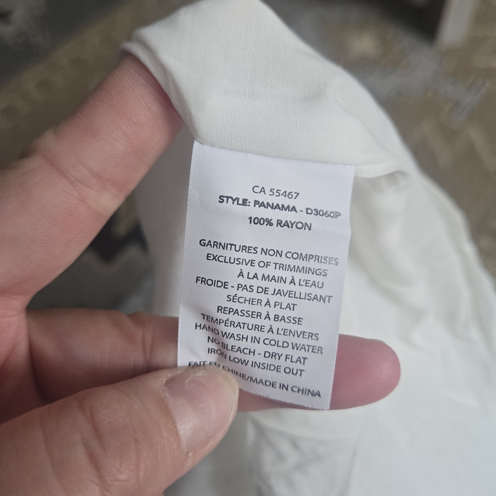 Nwt MELISSA NEPTON Yellow & White Striped Midi Dress | Ruffle Hem Feminine - Picture 6 of 7